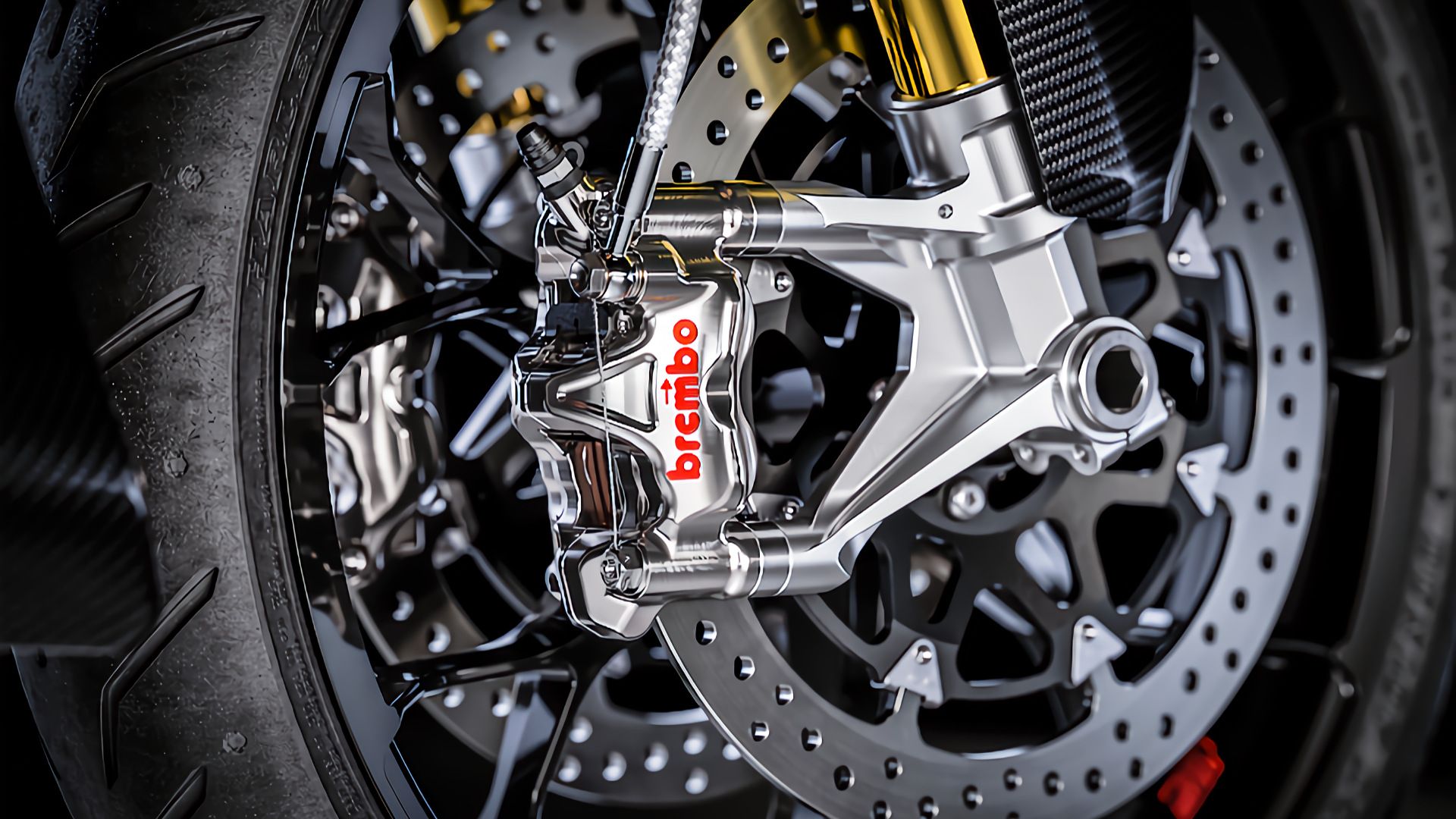     2025 Harley-Davidson CVO Road Glide RR Front Brake Close-Up Detail