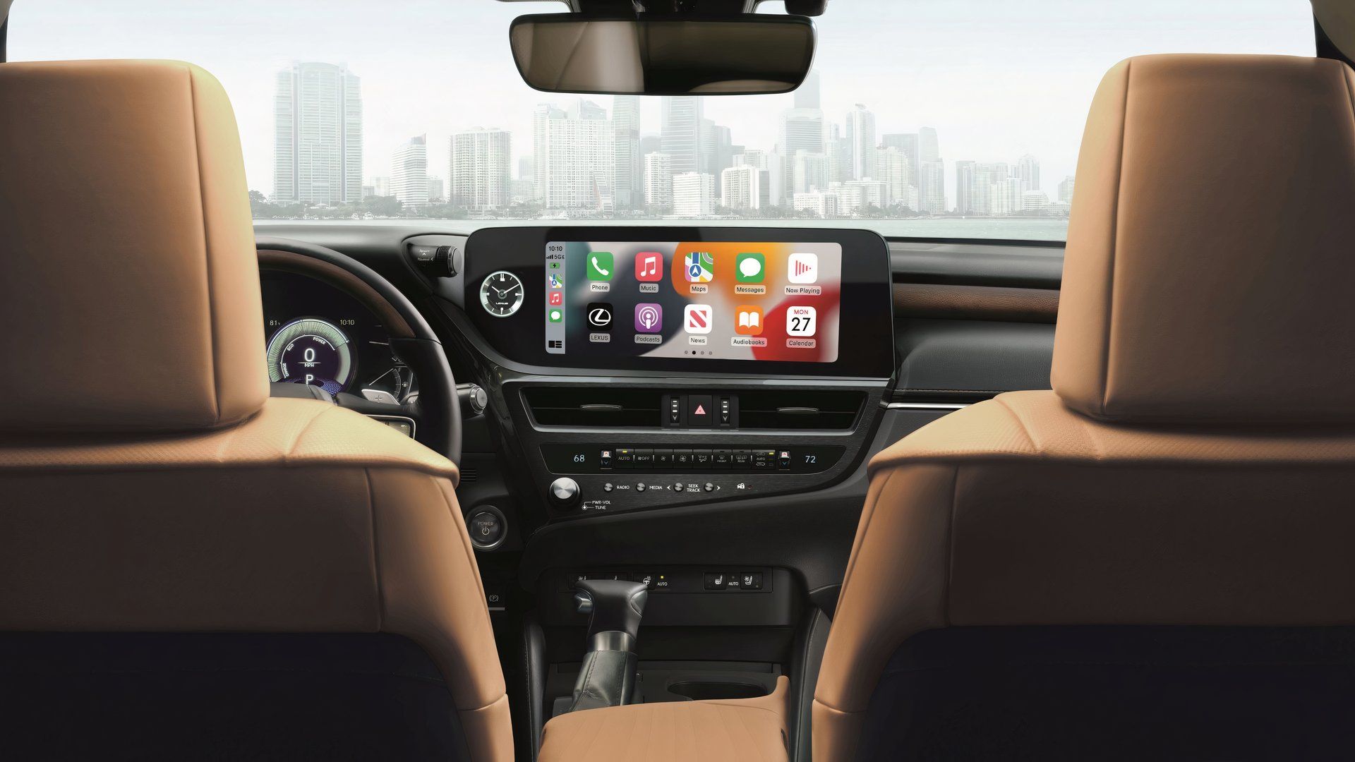 2025 Lexus ES Interior Showing The Infotainment Center Touchscreen
