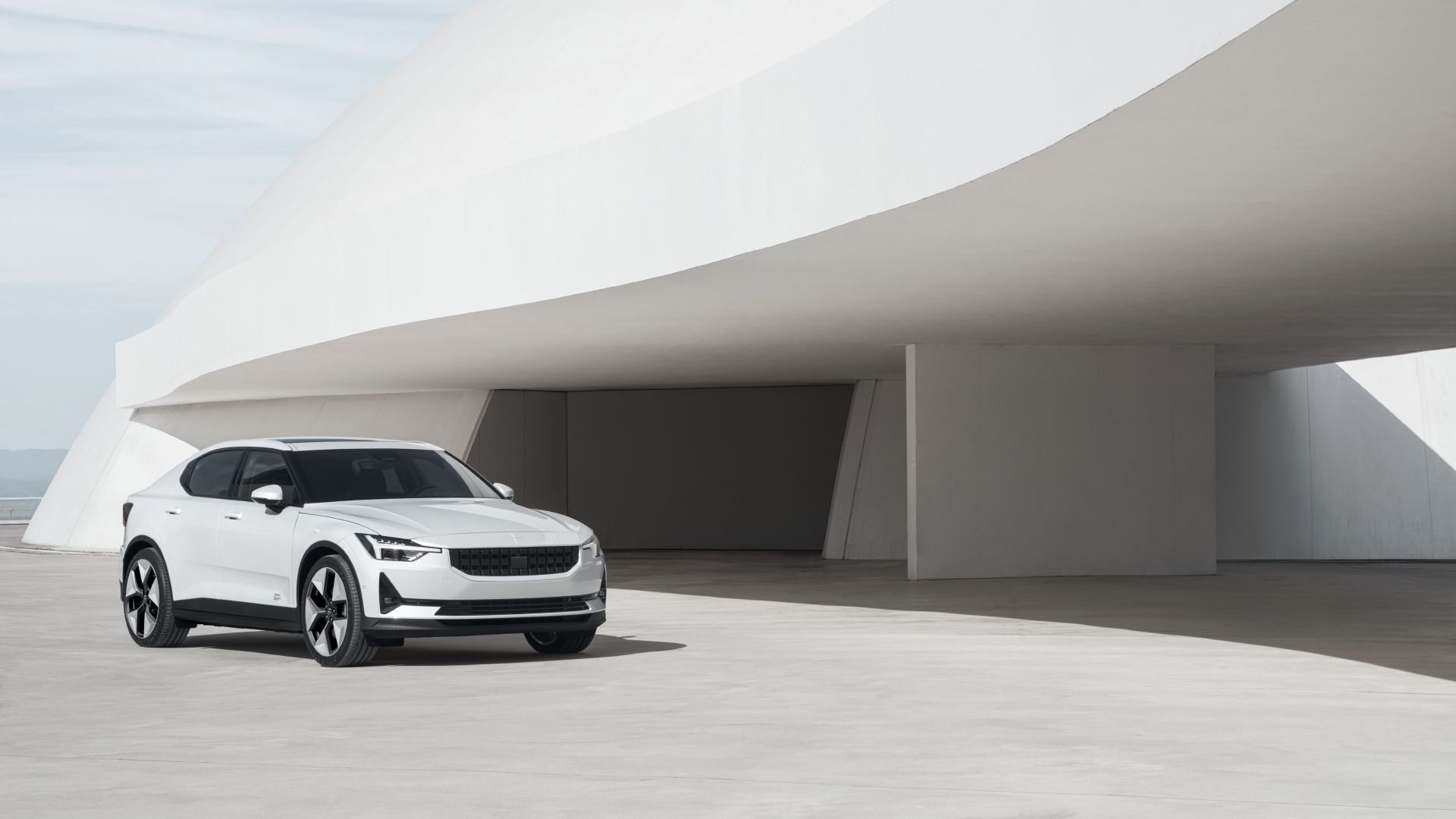 2023 Polestar 2 Exterior Parked Front Overview