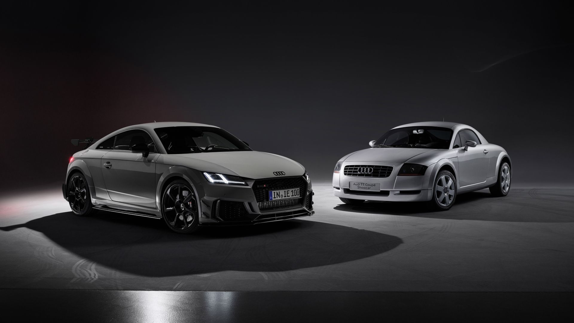 Audi TTs from front quarter