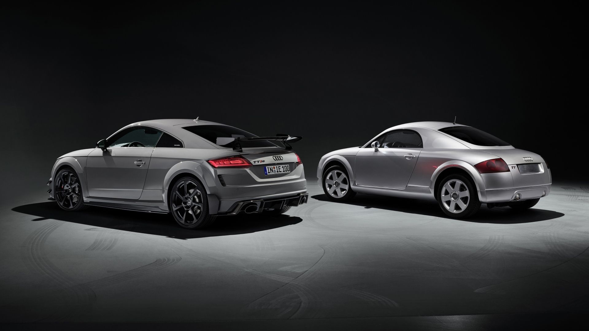 Audi TTs from rear quarter