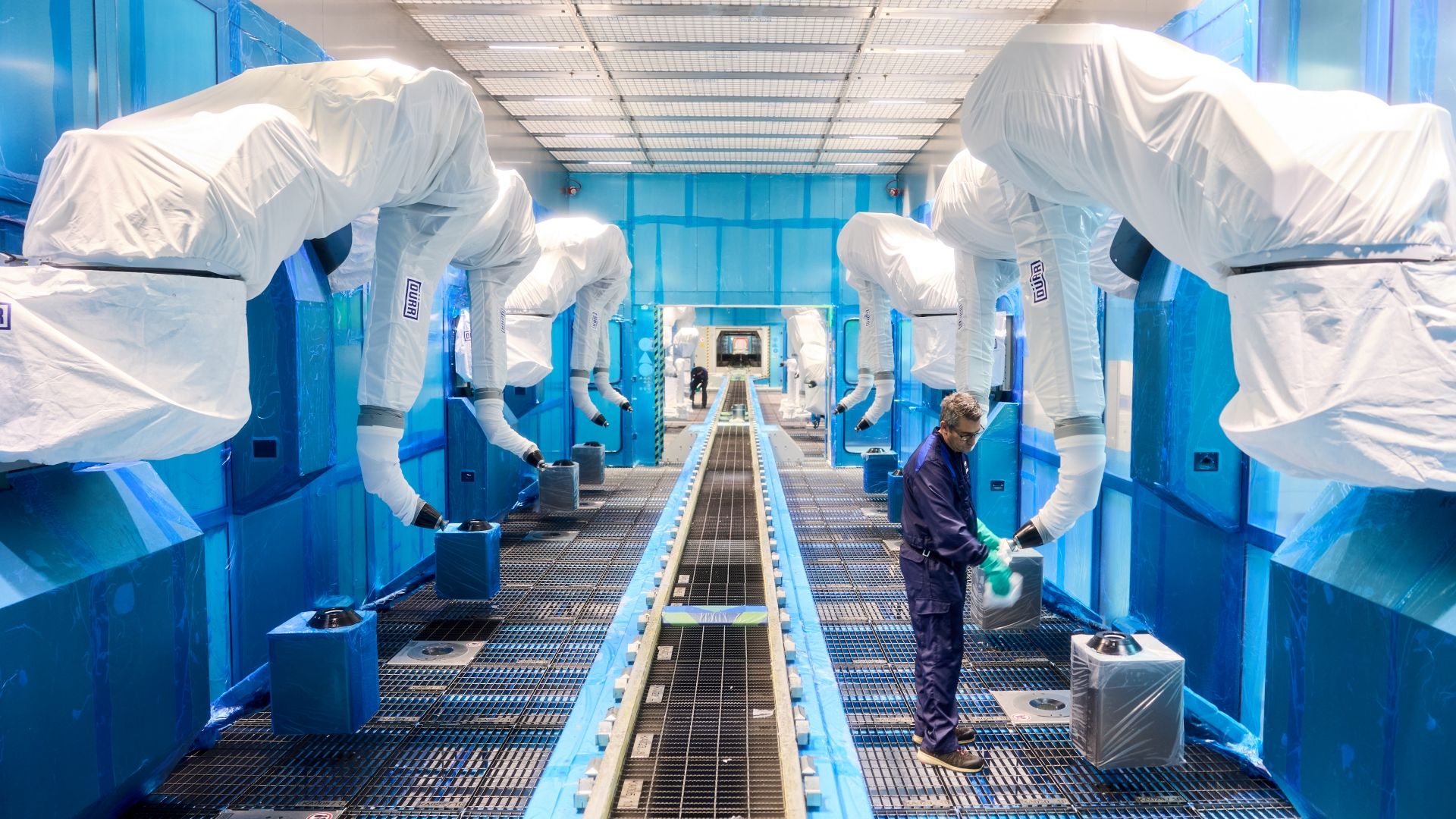 BMW Neue Klasse Prototype Production Paint Booth