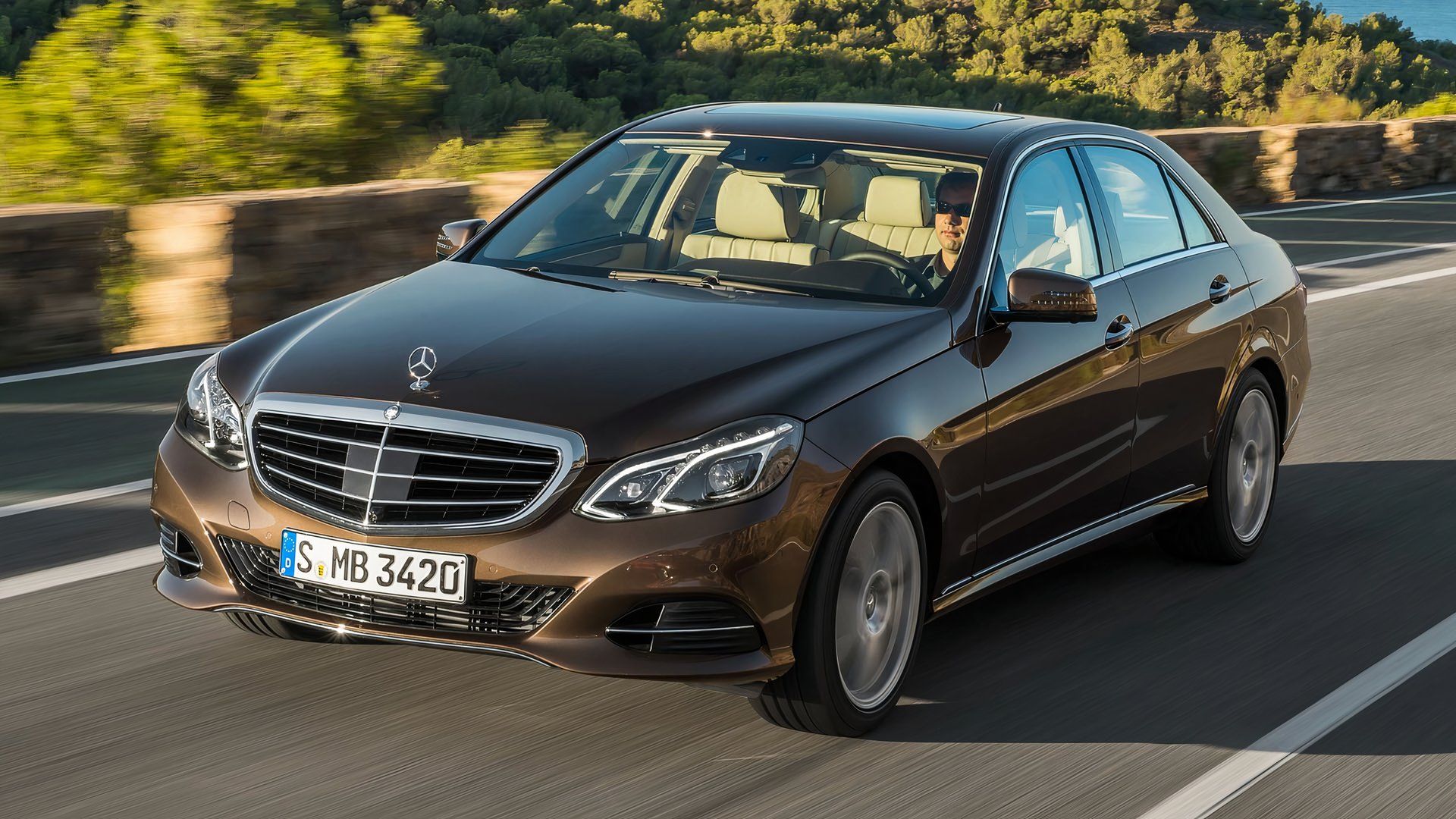brown 2014 Mercedes-Benz-E-Class