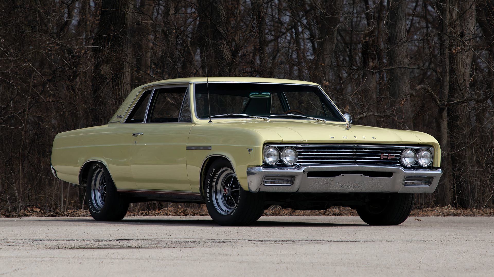 3/4 front view of 1965 Buick Gran Sport