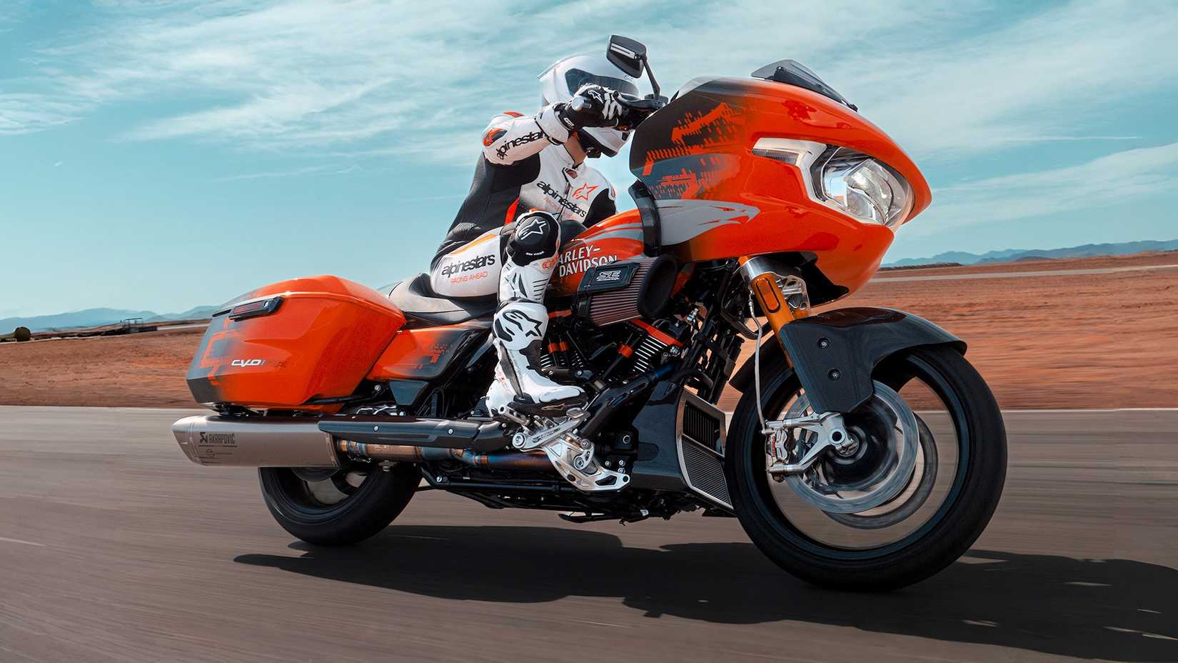 Rider on a 2025 Harley-Davidson CVO Road Glide RR