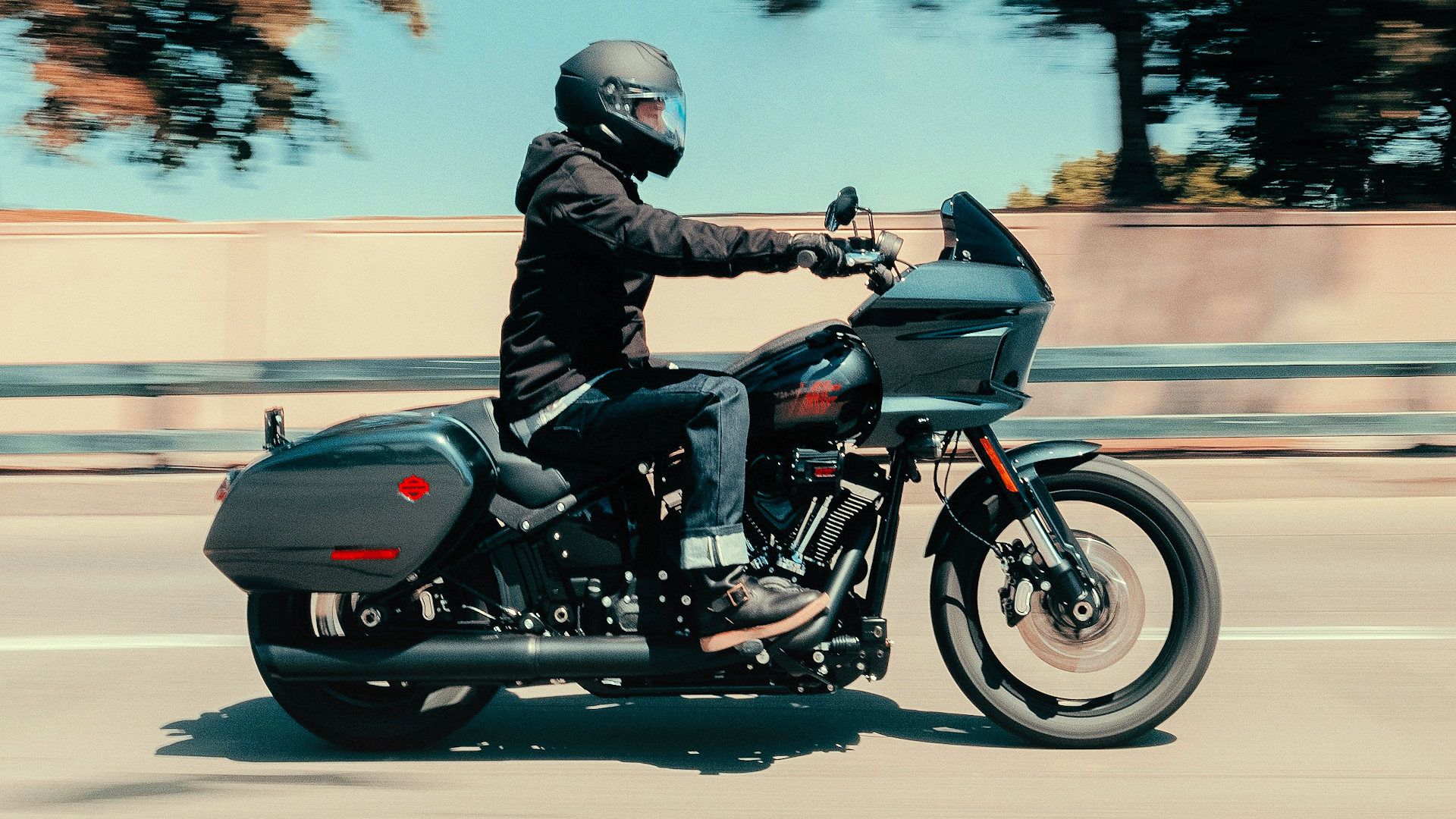 Rider on a 2025 Harley-Davidson Low Rider ST