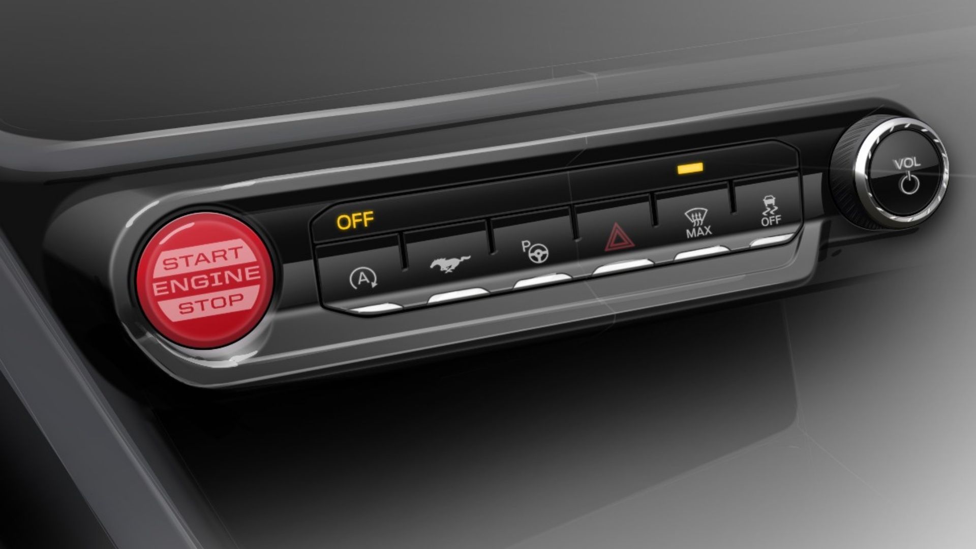 2024 Ford Mustang GT pony button-1