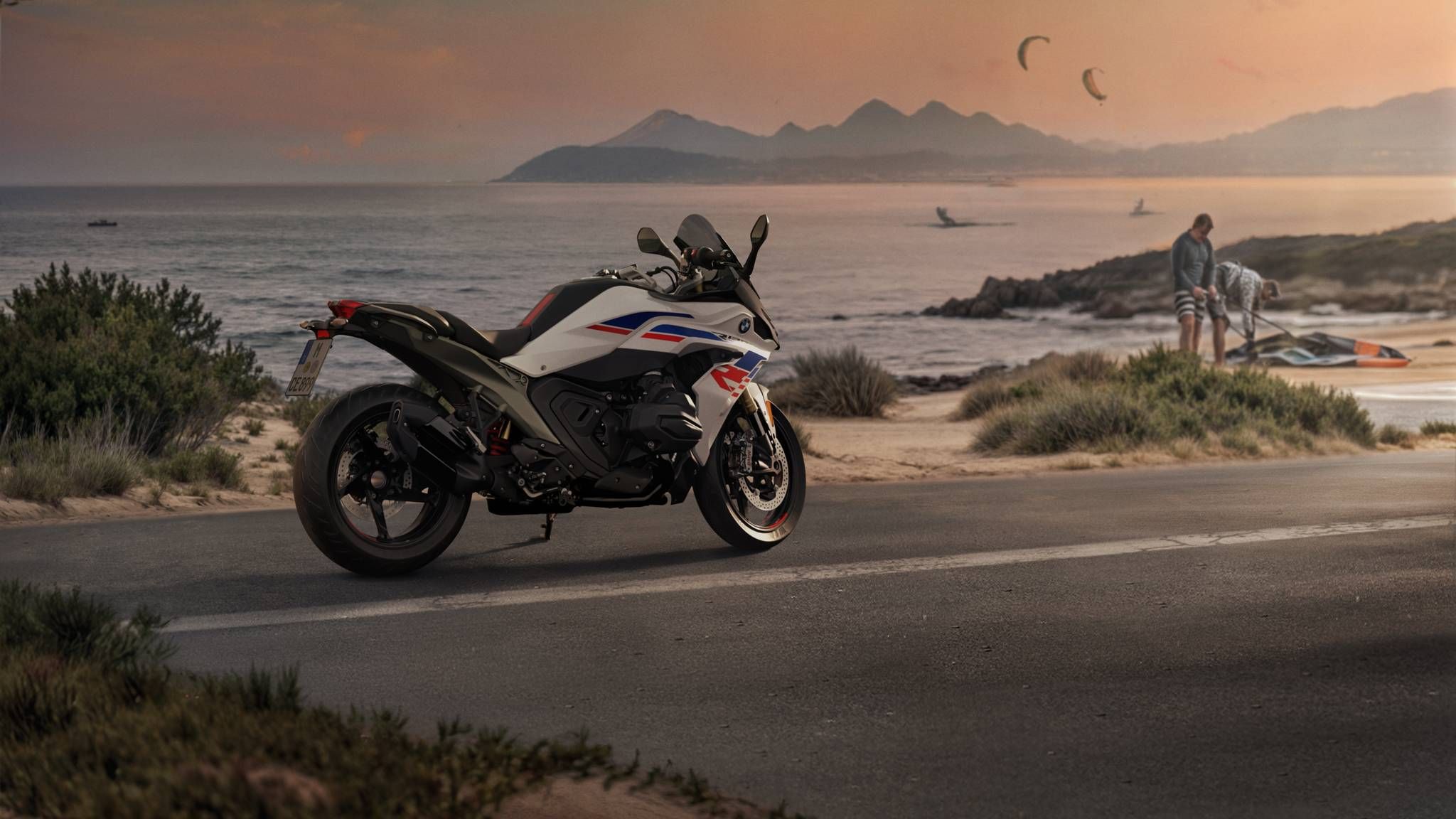 2026 BMW R 1300 RS at the rear