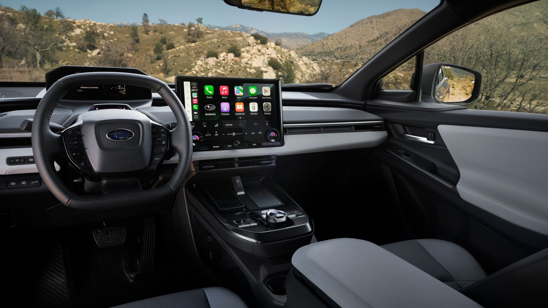 Static interior photo of 2026 Subaru Trailseeker dash