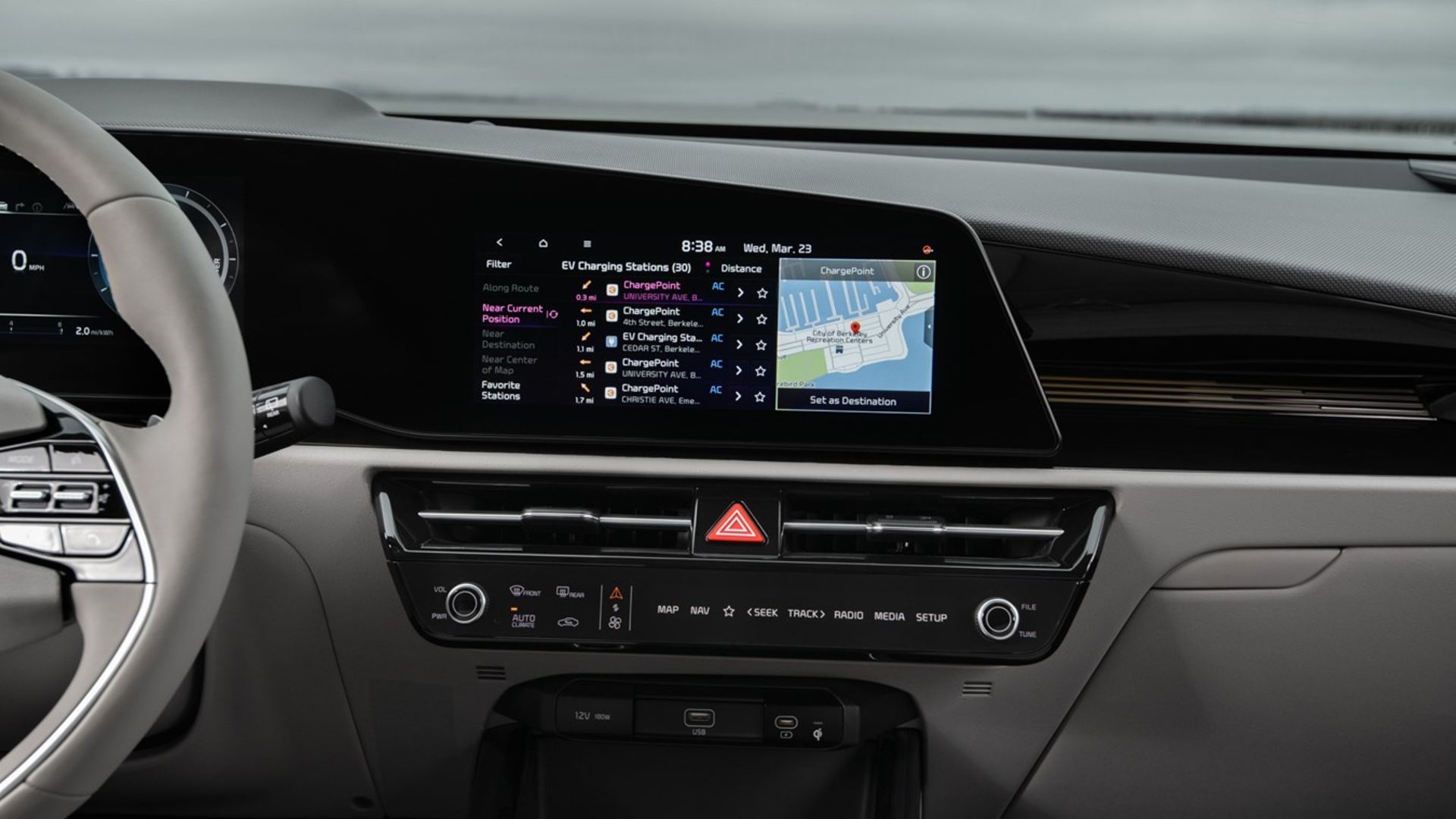 2025 Kia Niro EV Interior Technology Multimedia Display