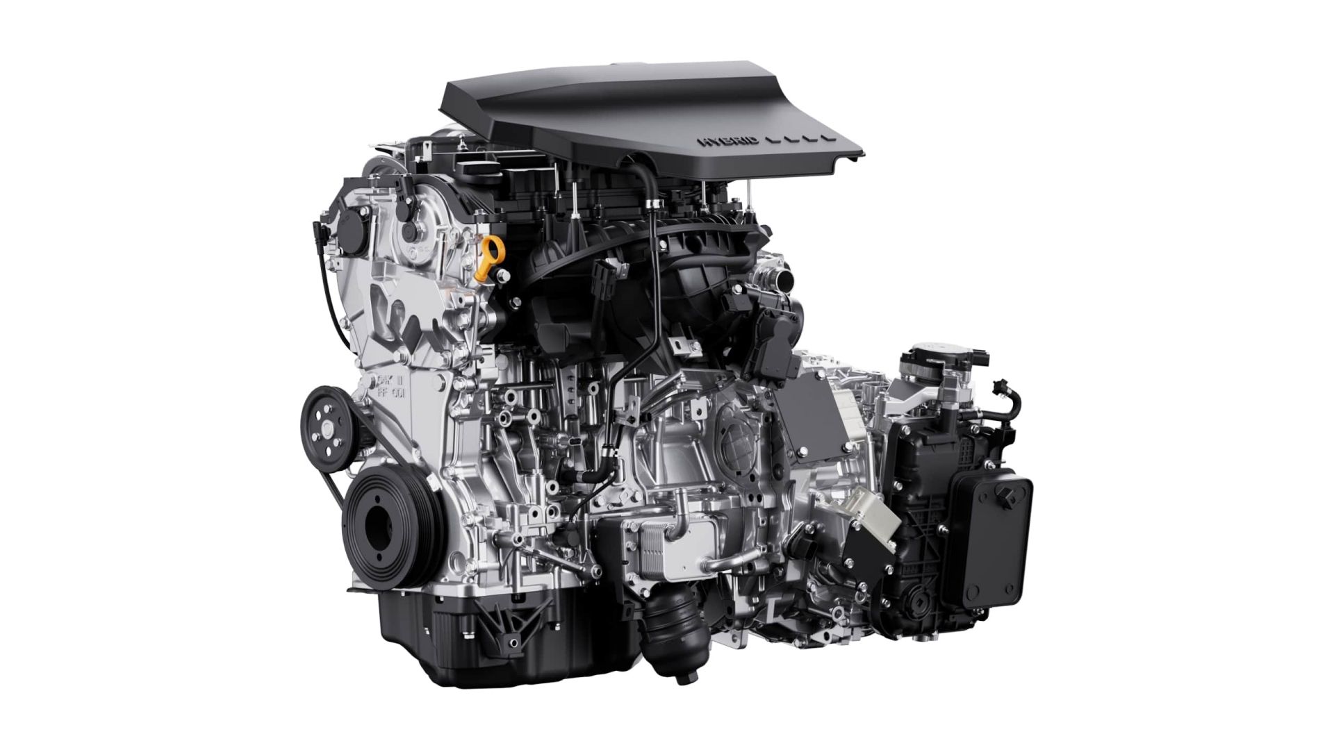 Hyundai Motor Group New Hybrid System Engine Cutaway