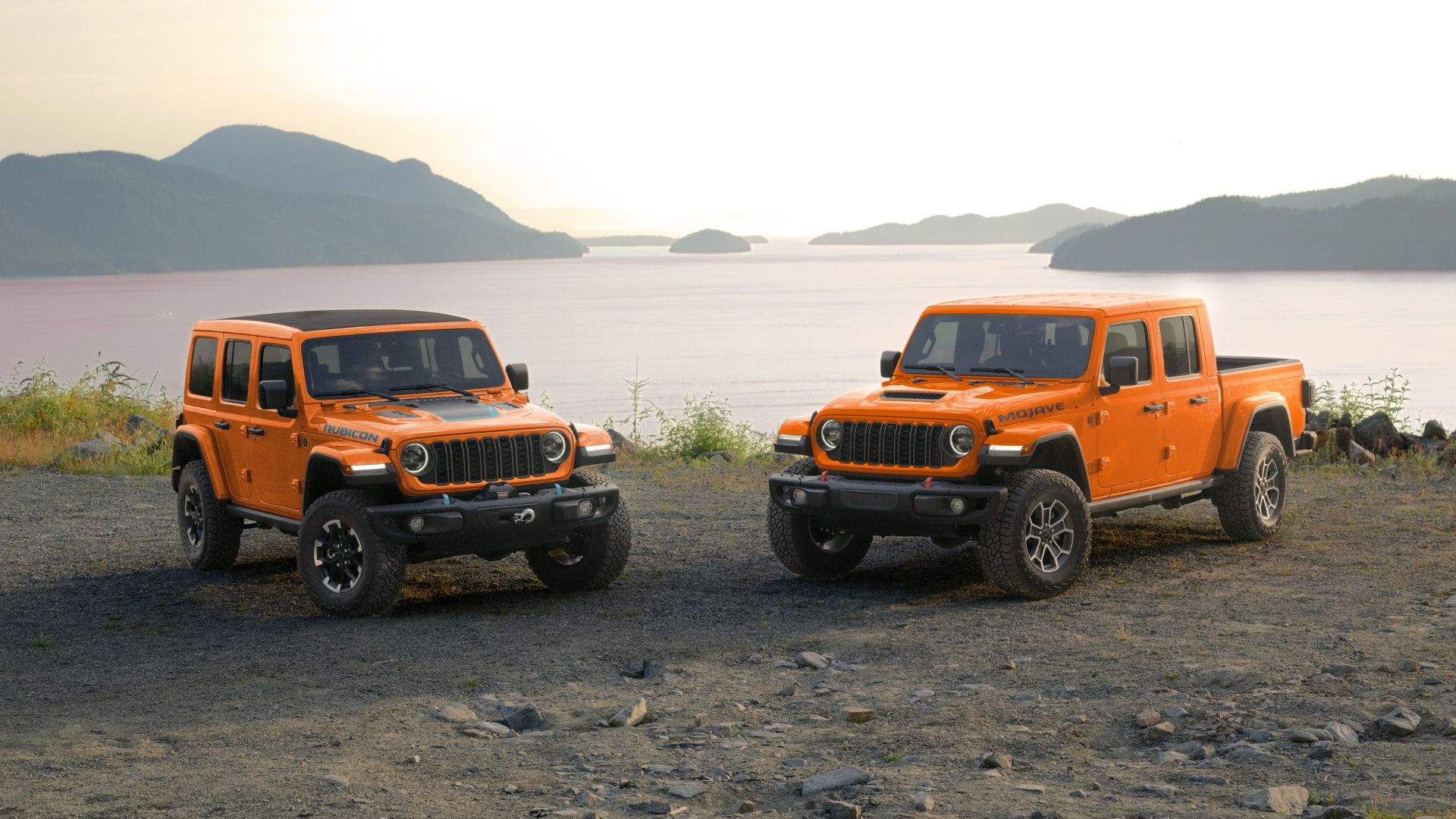 Jeep Wrangler and Gladiator orange