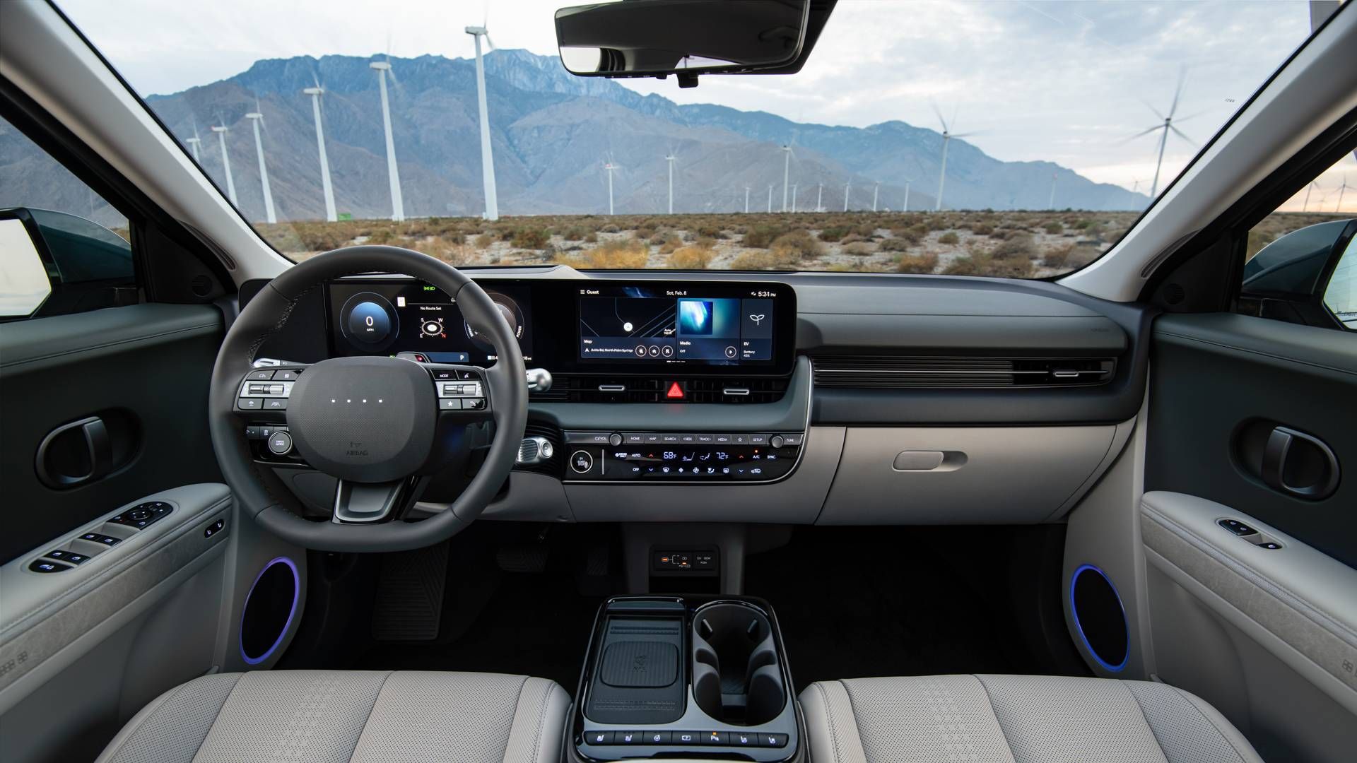 The interior of the 2025 Hyundai Ioniq 5 Limited AWD