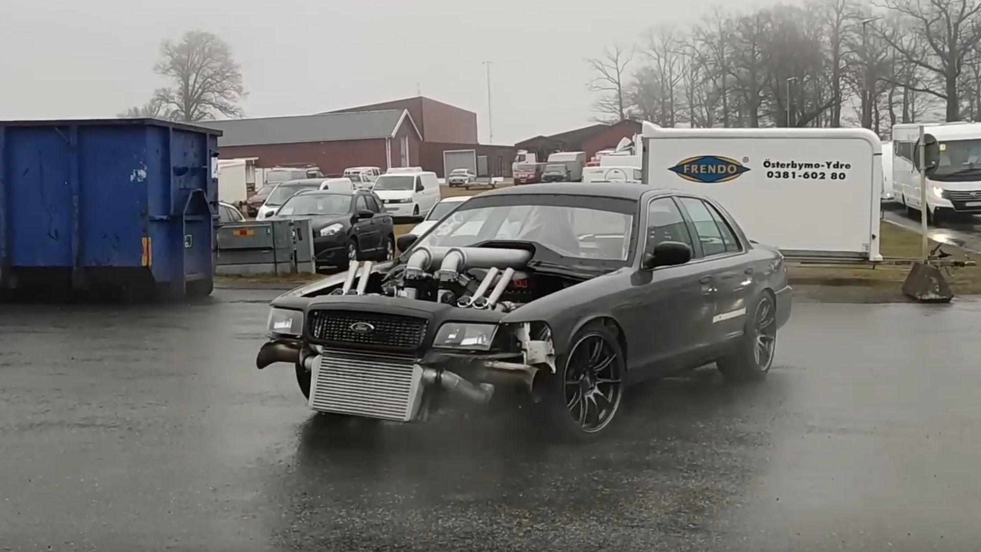Black 2004 Ford Crown Victoria Police Interceptor