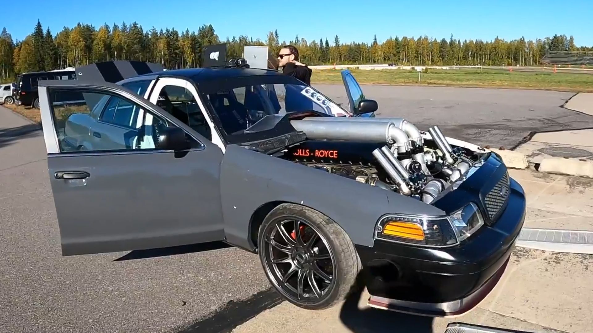 Black 2004 Ford Crown Victoria Police Interceptor