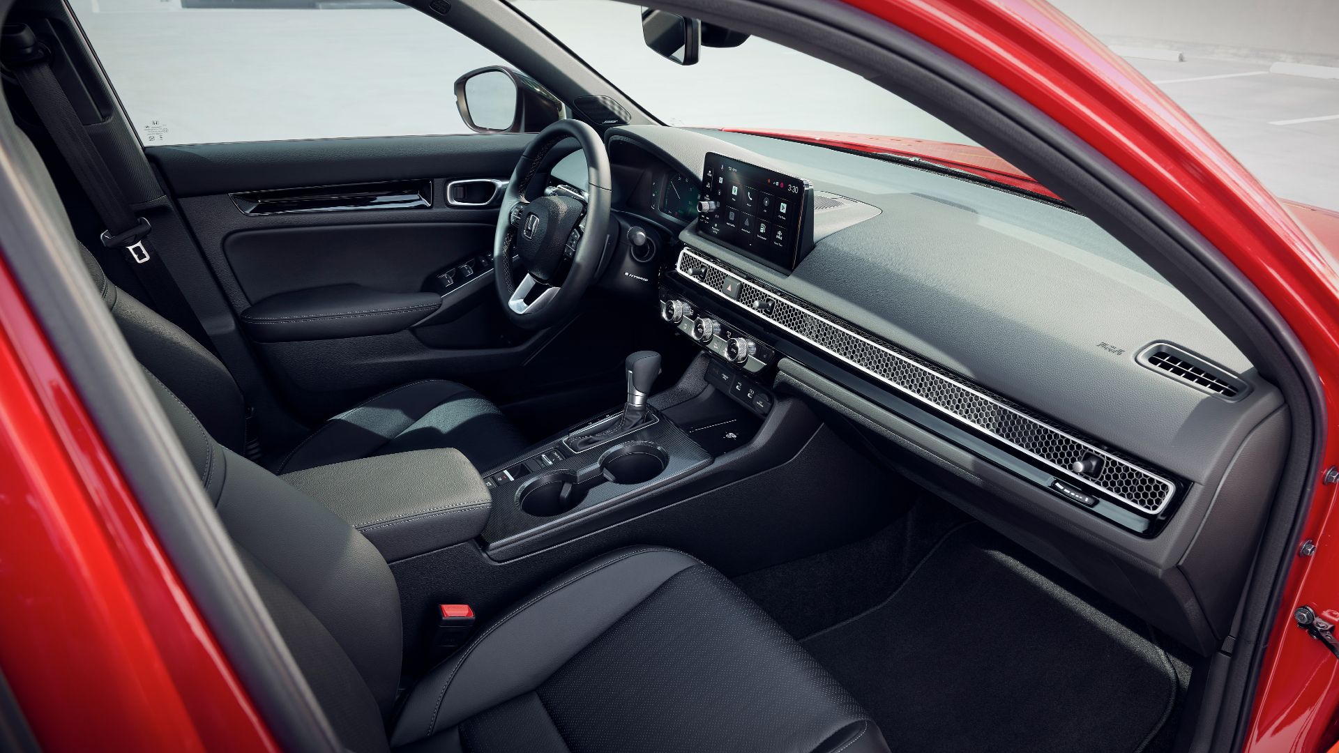 2025 Honda Civic Sedan Sport Touring Hybrid Interior Front Cabin
