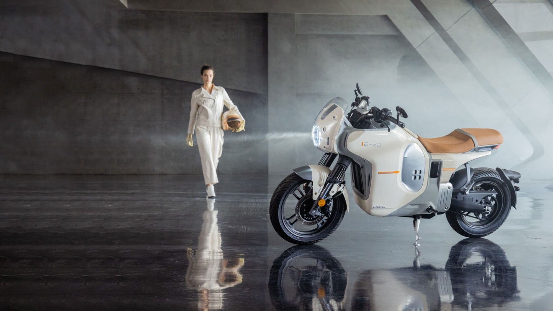2025 Honda E-VO White