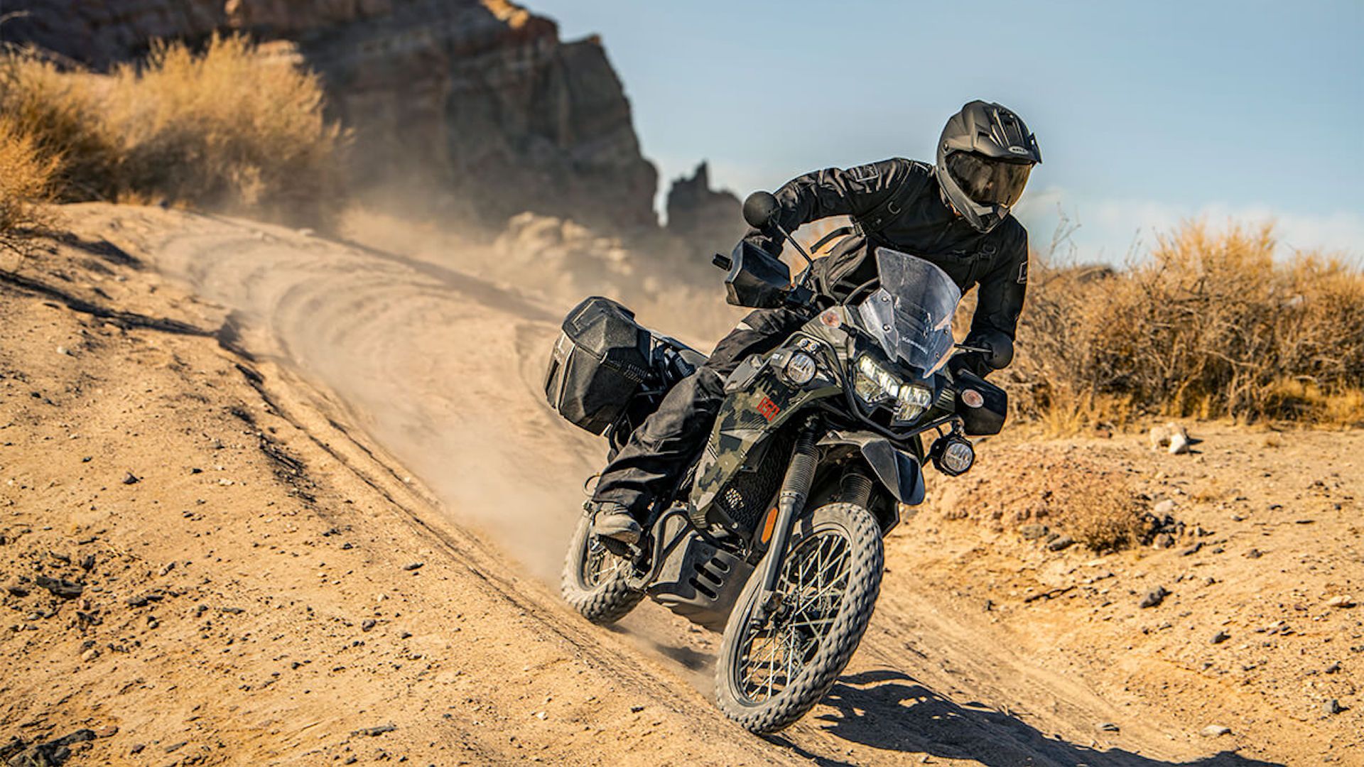 KLR650 Adventure action