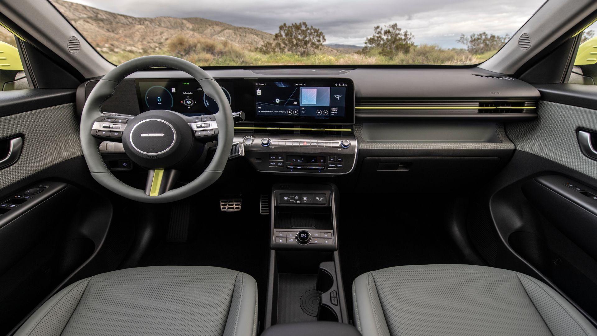 2025 Hyundai Kona Electric Interior Front Cabin