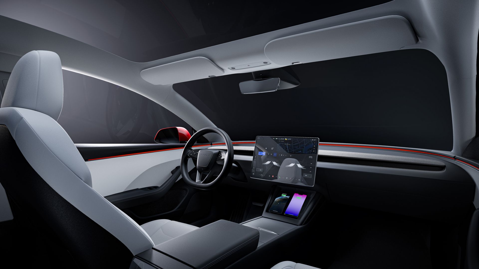 2025 Tesla Model 3 Interior Front Cabin