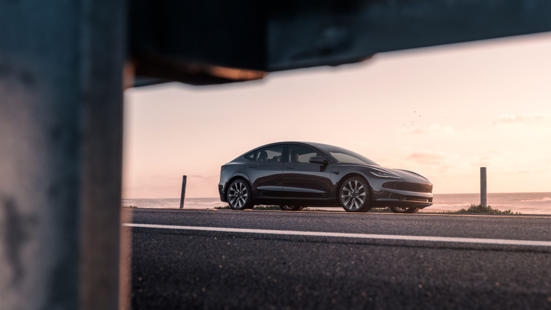 2025 Tesla Model 3 Exterior Side Parked On Road