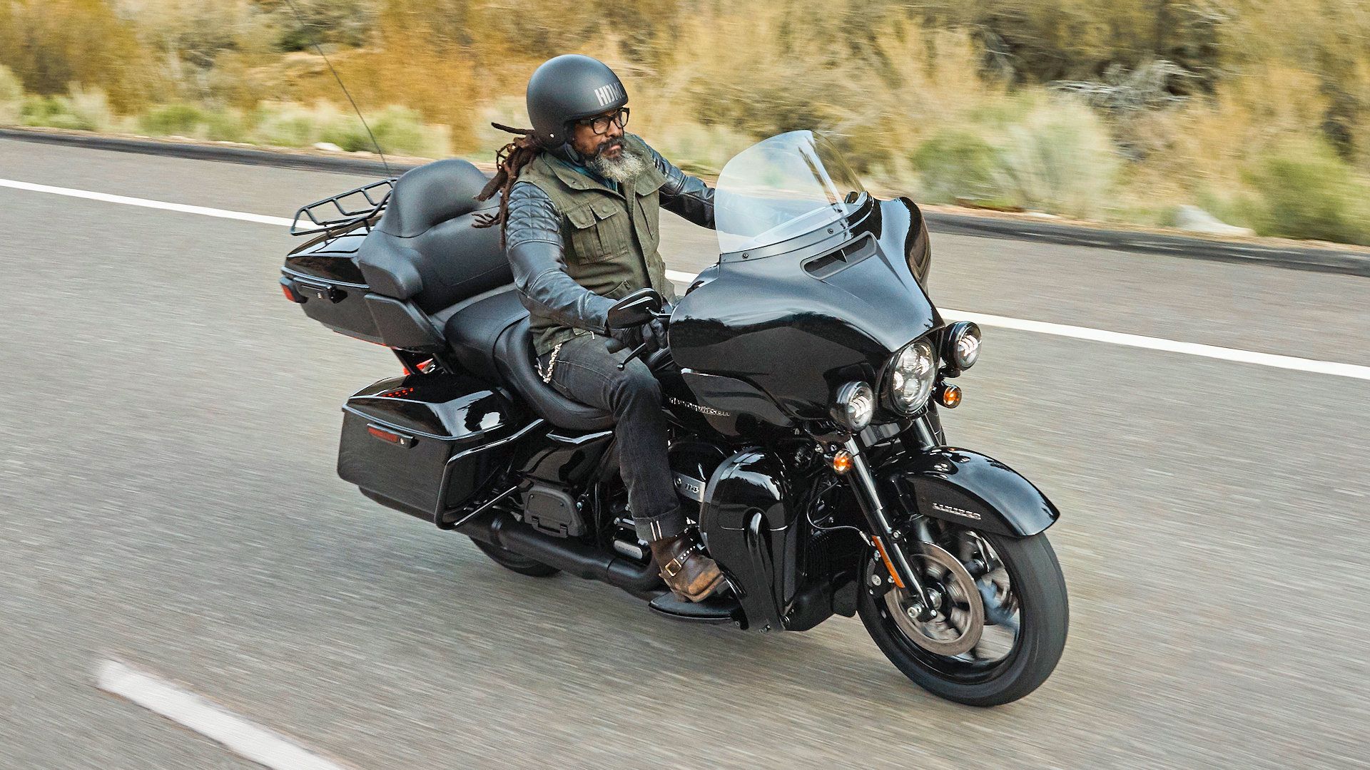 Rider on a 2020 Harley-Davidson Ultra Limited