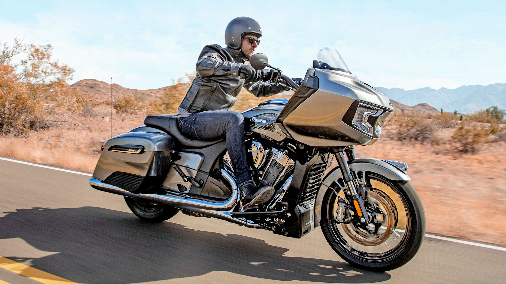 Rider on a 2020 Indian Challenger