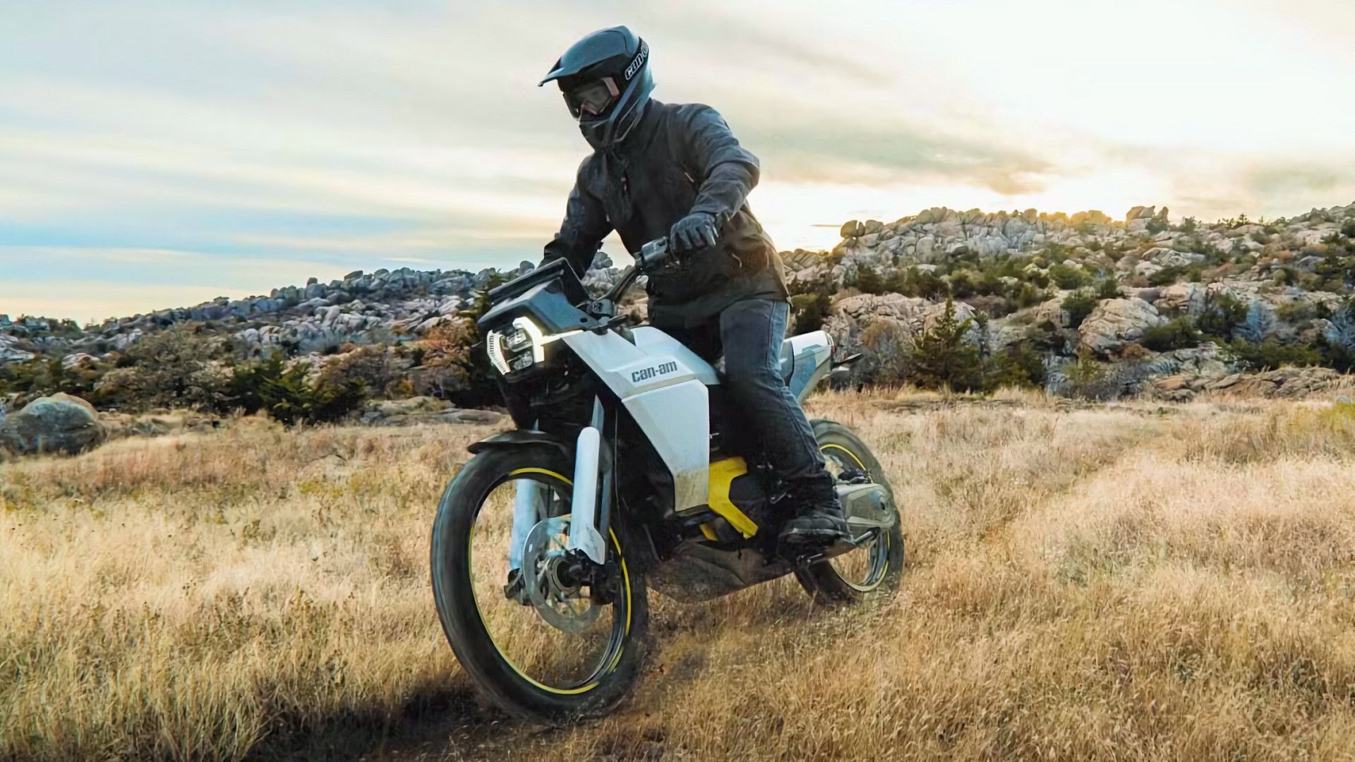 Rider on a 2025 Can-Am Origin