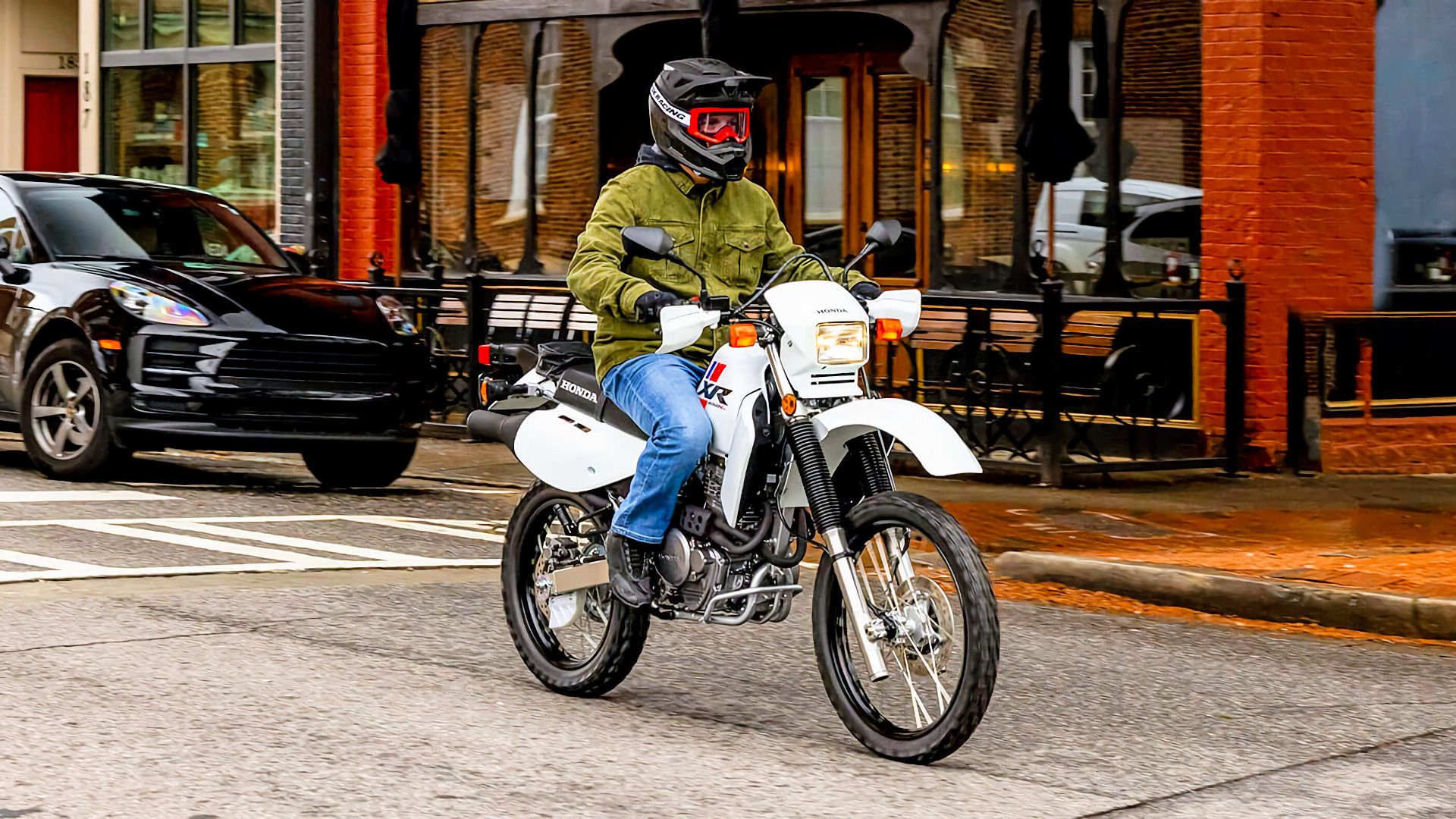 Rider on a 2025 Honda XR650L
