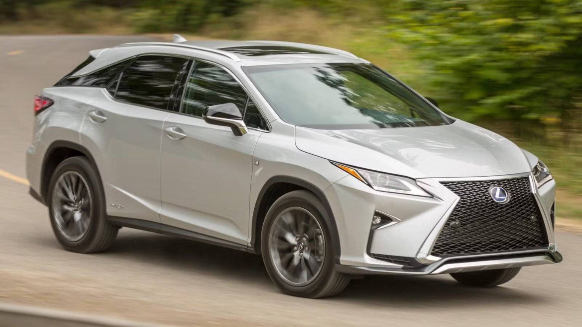 2016 Lexus RX Hybrid Driving Silver