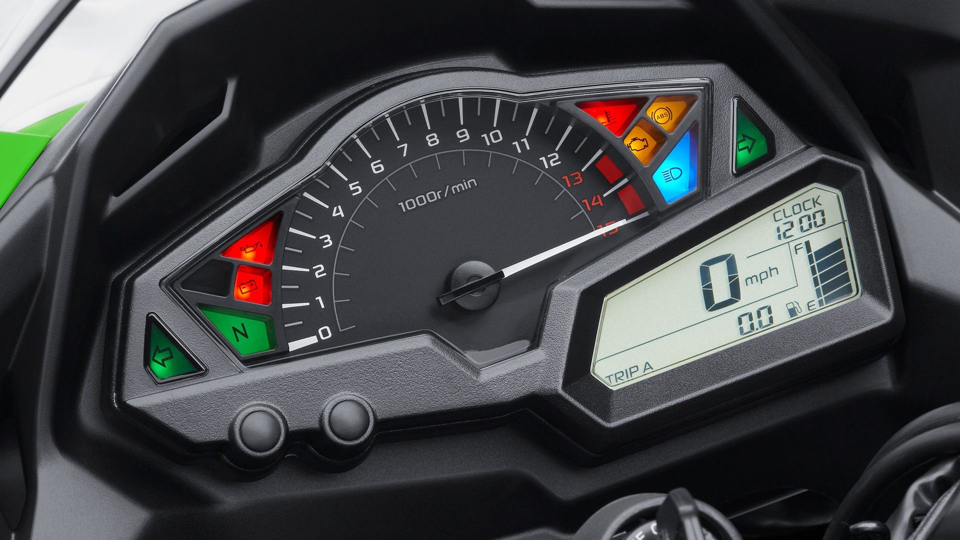 2025 Kawasaki Ninja 300 speedometer