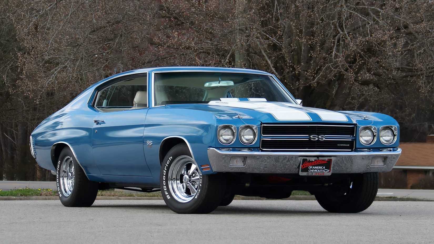 3/4 side view of 1970 Chevrolet Chevelle SS 454 LS5