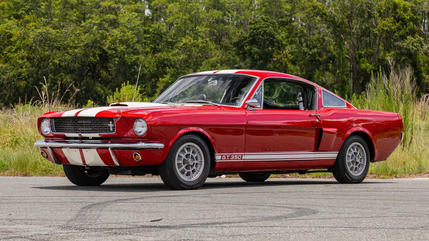 3/4 side view of 1966 Shelby GT350