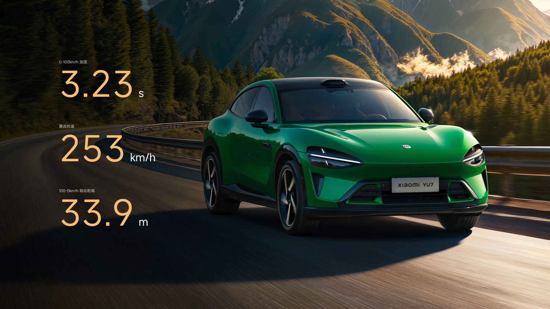 Xiaomi UY7 SUV -- Driving