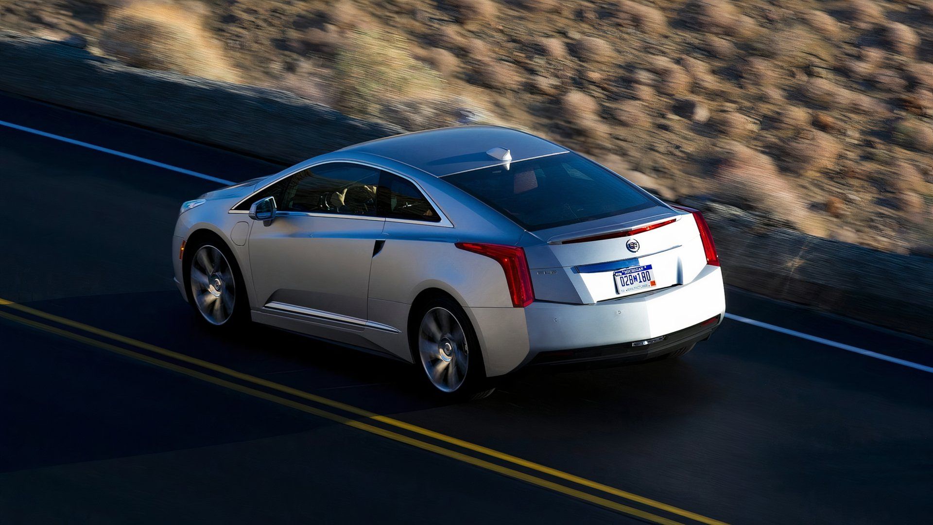 2014 Cadillac ELR Rear Quarter Driving