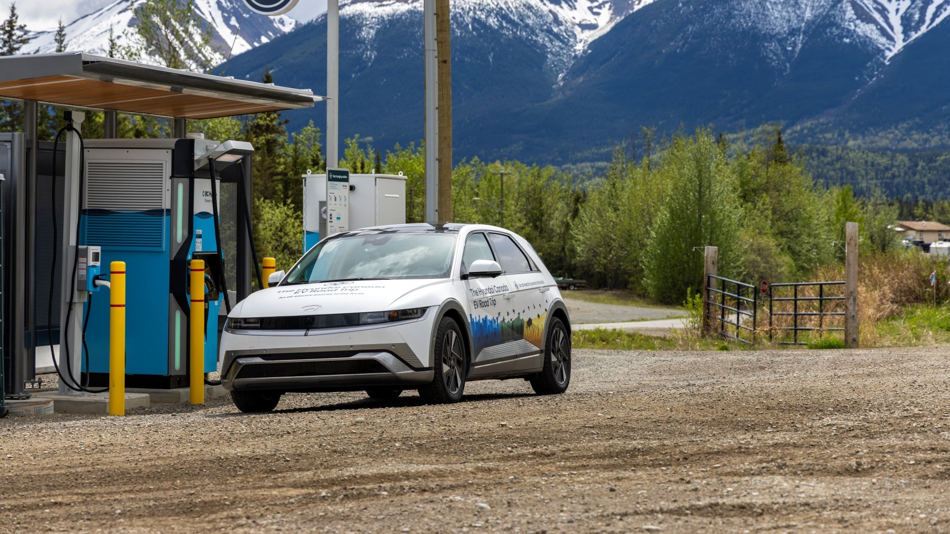 2025 Hyundai Ioniq 5 Canadian Arctic Ocean Road Trip -- Charging 03