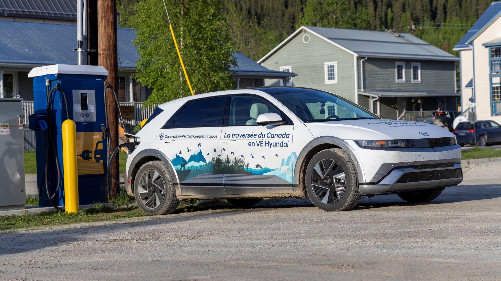 2025 Hyundai Ioniq 5 Canadian Arctic Ocean Road Trip -- Charging