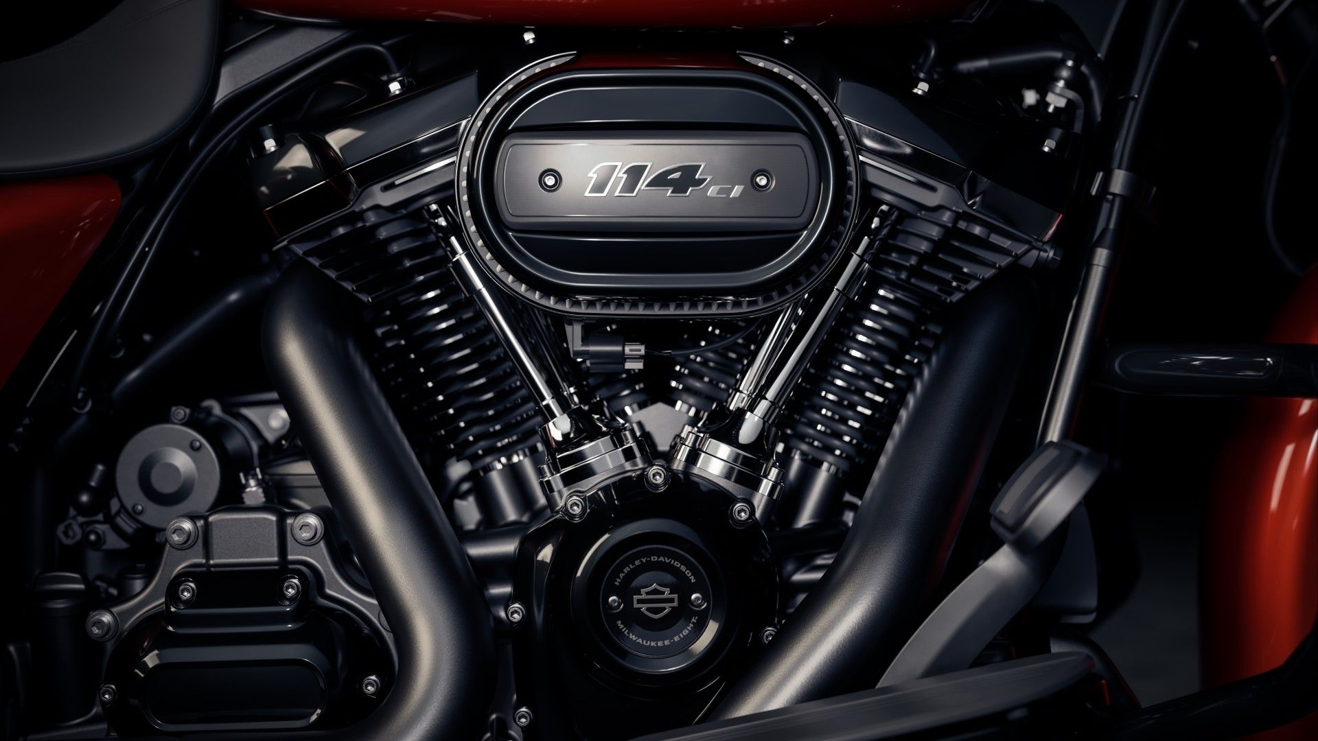2025 Harley-Davidson Road King Special engine close-up shot