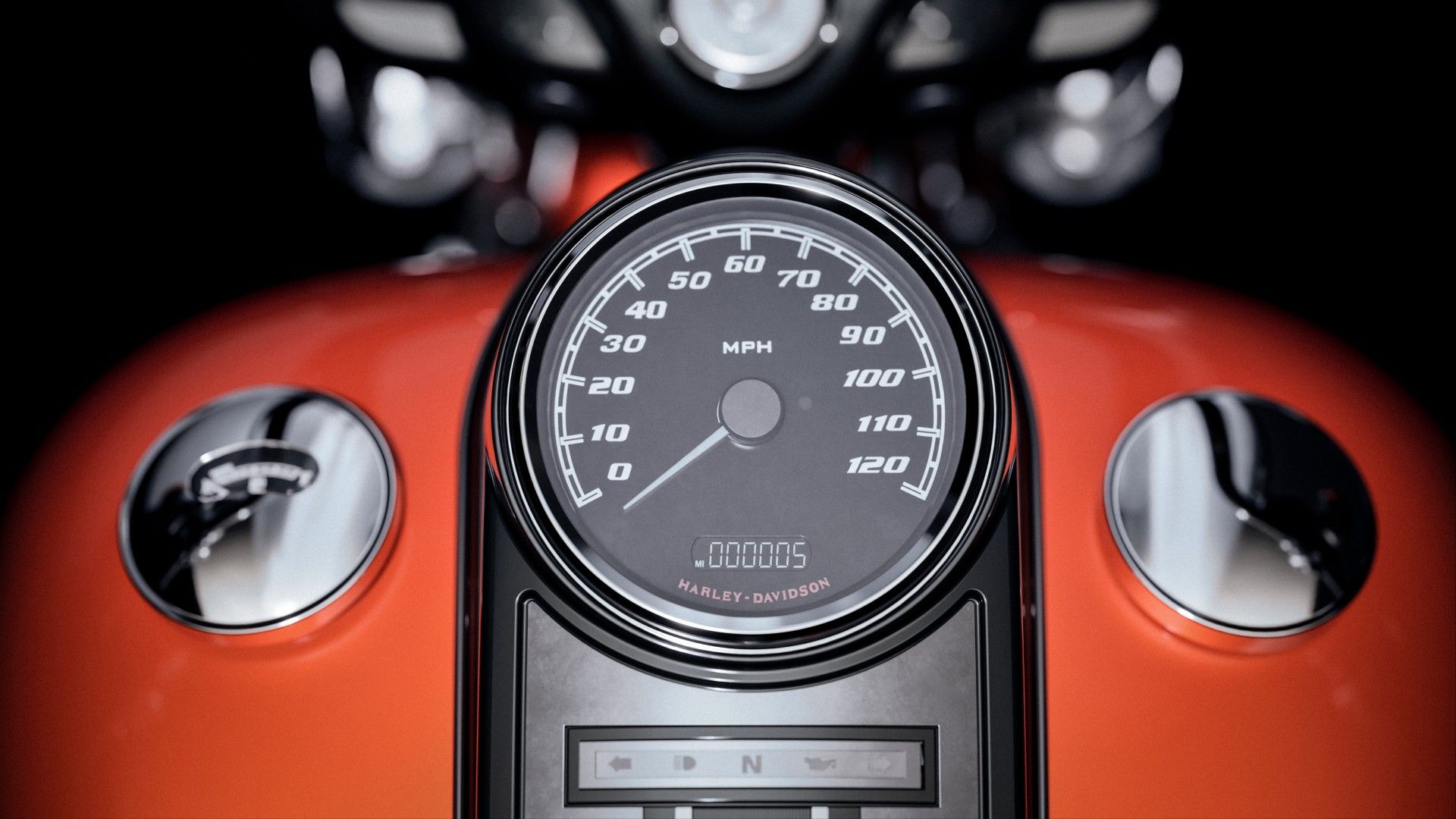 2025 Harley-Davidson Road King Special tank-mounted instrument cluster