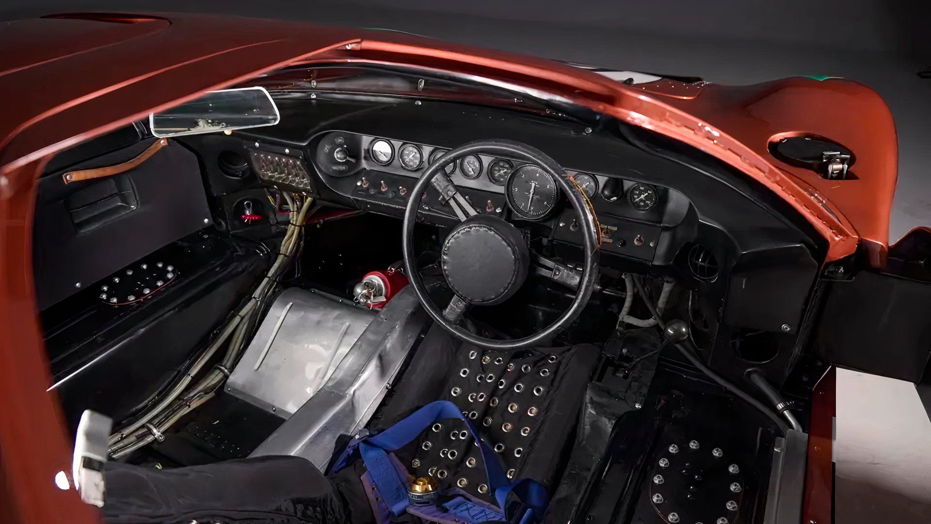 1966 Ford GT40 Mark II Interior with cockpit