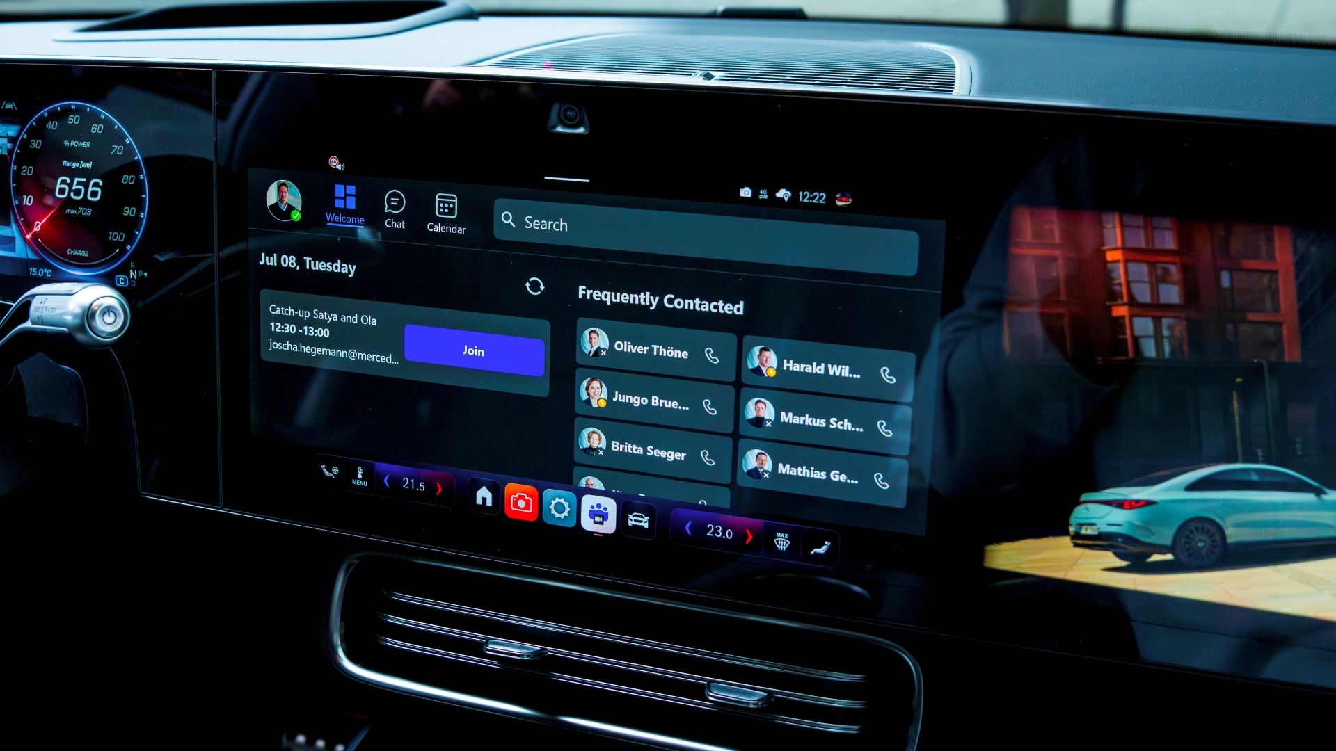 Mercedes-Benz Microsoft 365 Integration Dashboard