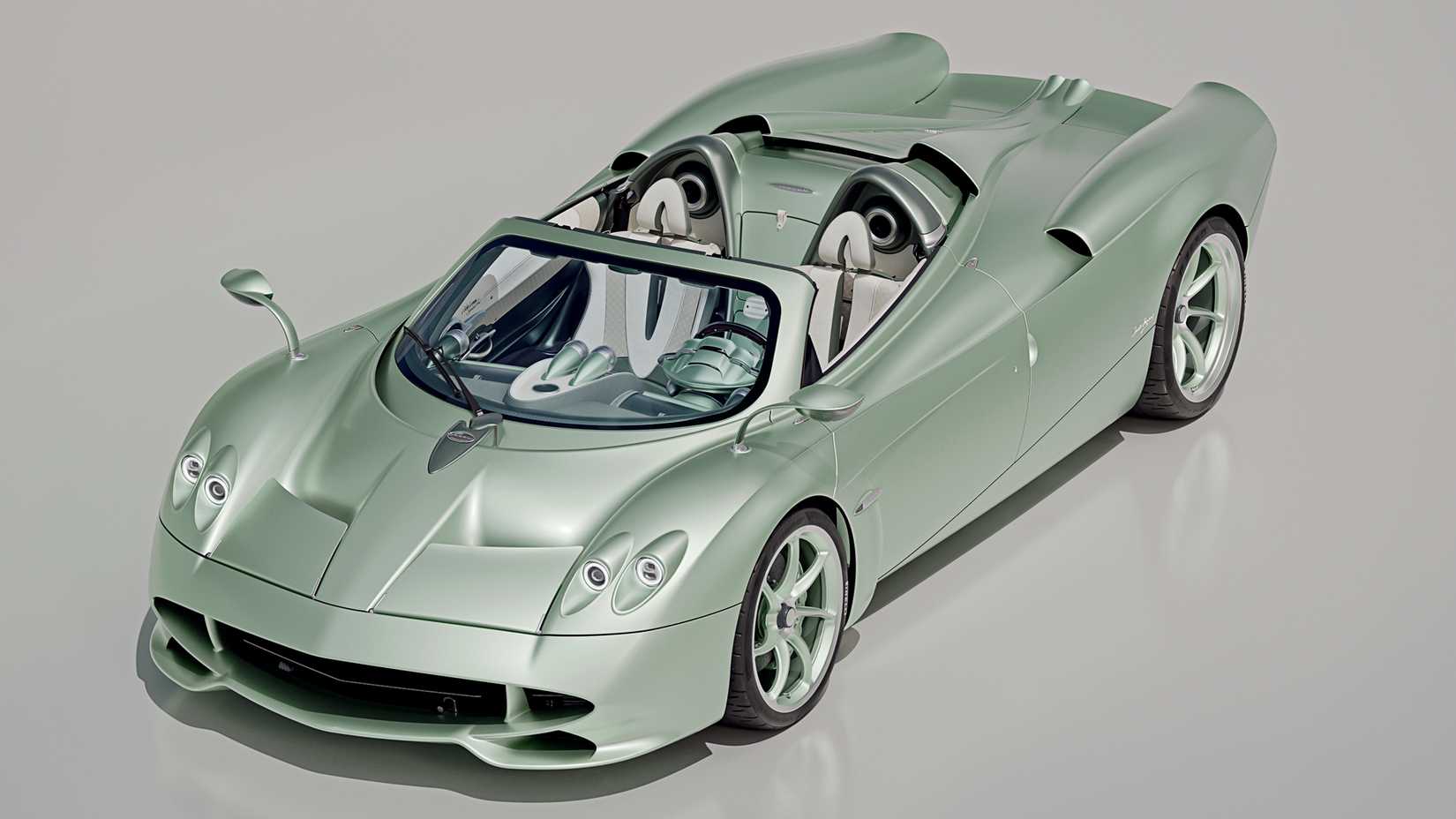 Green 2025 Pagani Codalunga Speedster (1)