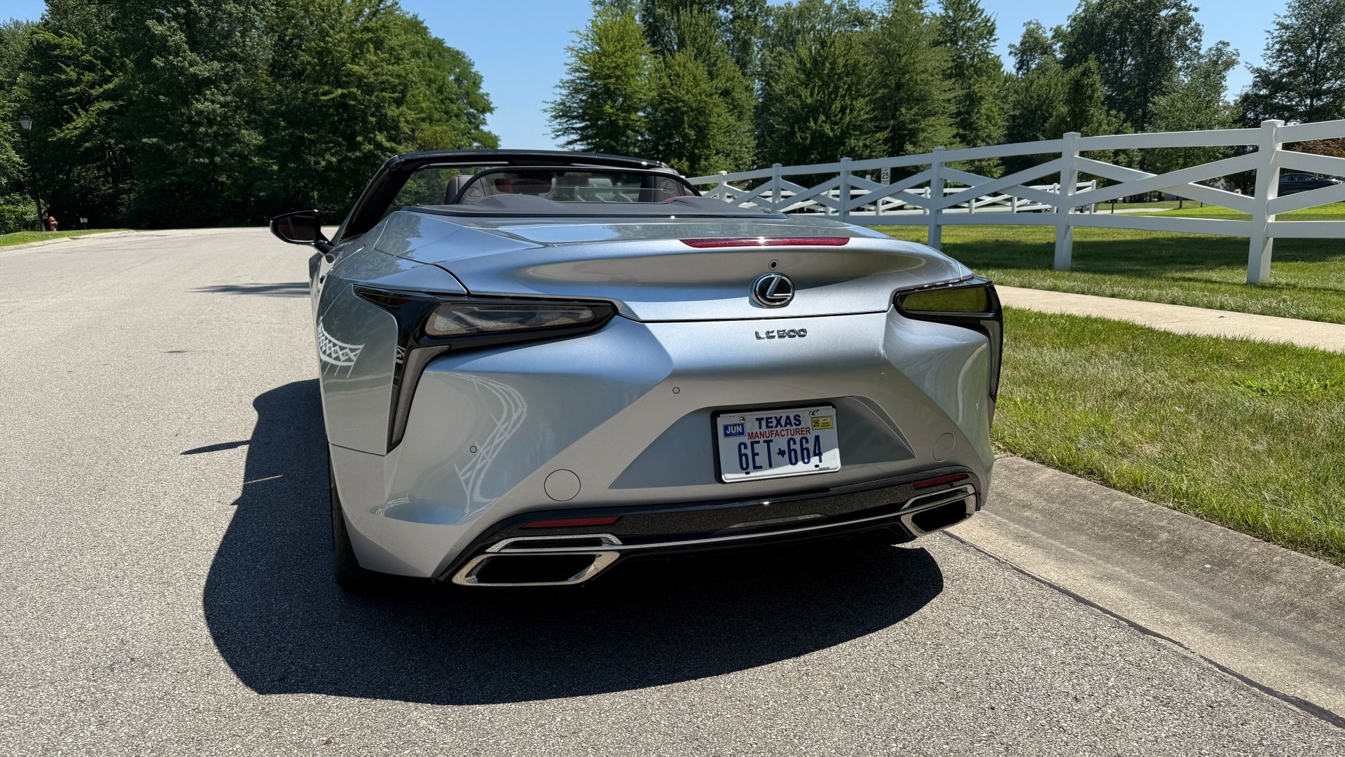 2025 Lexus LC500 Convertible Back