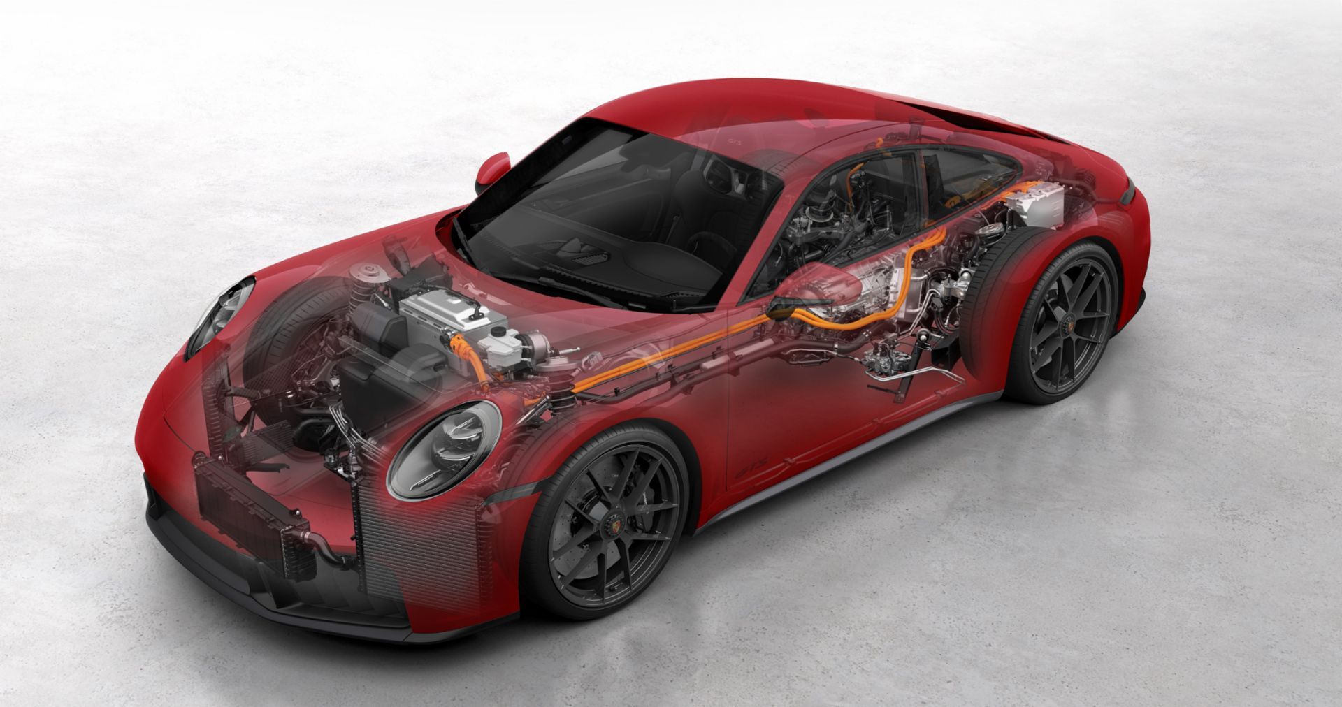 Porsche 911 T-hybrid system