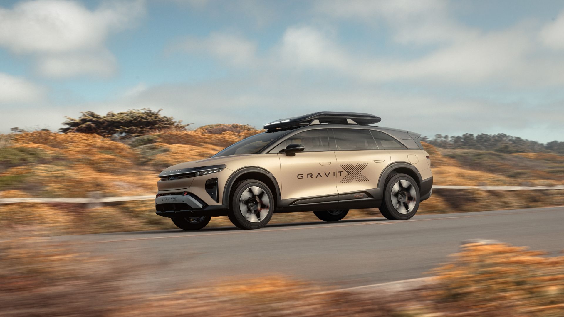 Lucid Gravity X Concept -- Profile Driving