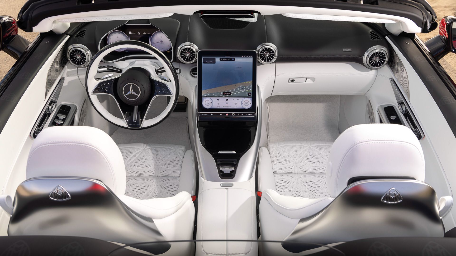 Mercedes-Maybach SL 680 Monogram series Interieurfront