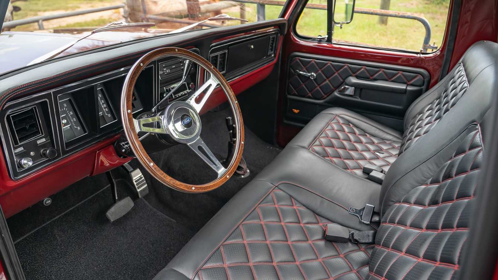 Interior of Ford Dentside Speed Custom