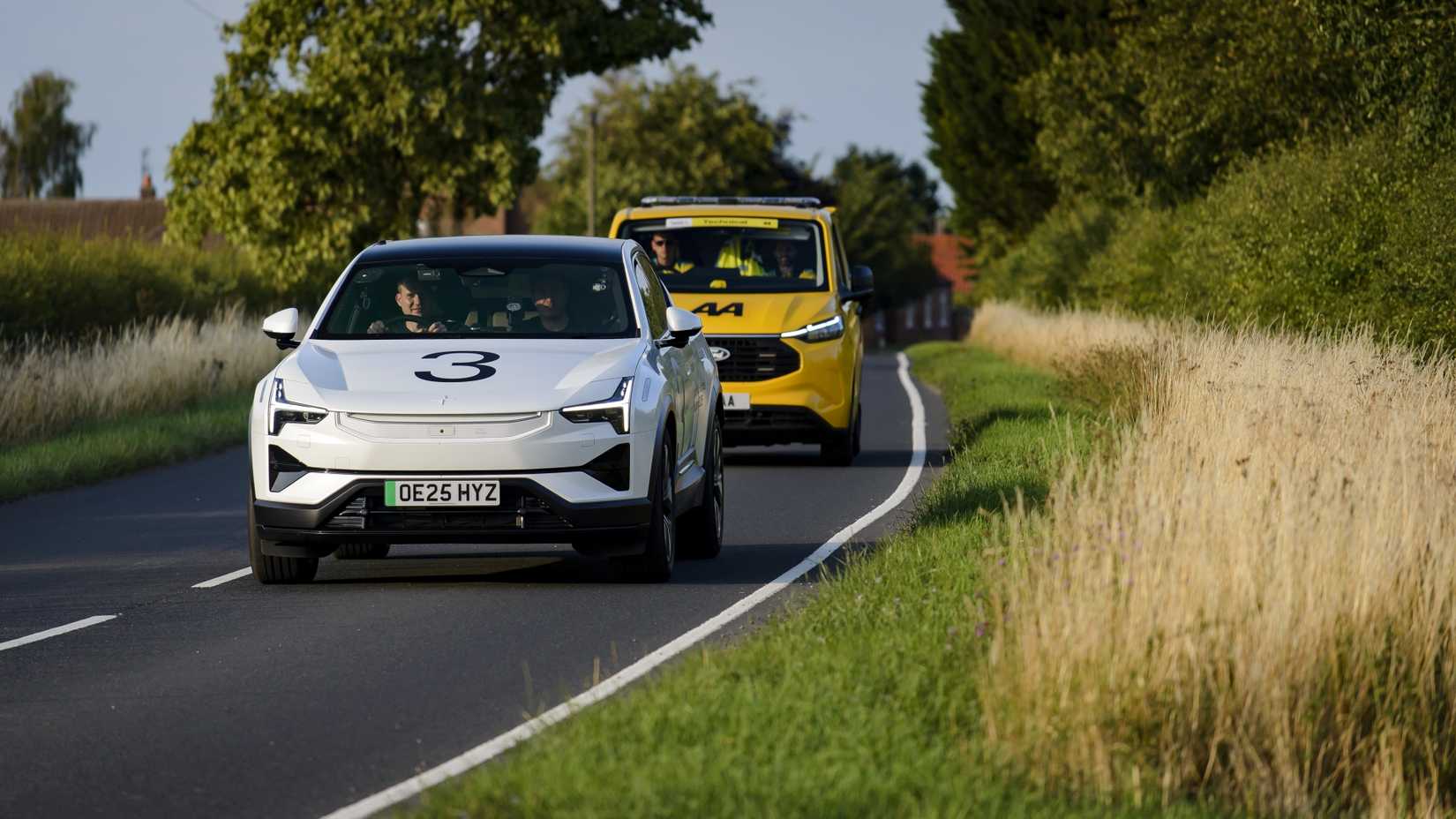 Polestar 3 Guinness World Record for Reach-three-quarters at the front