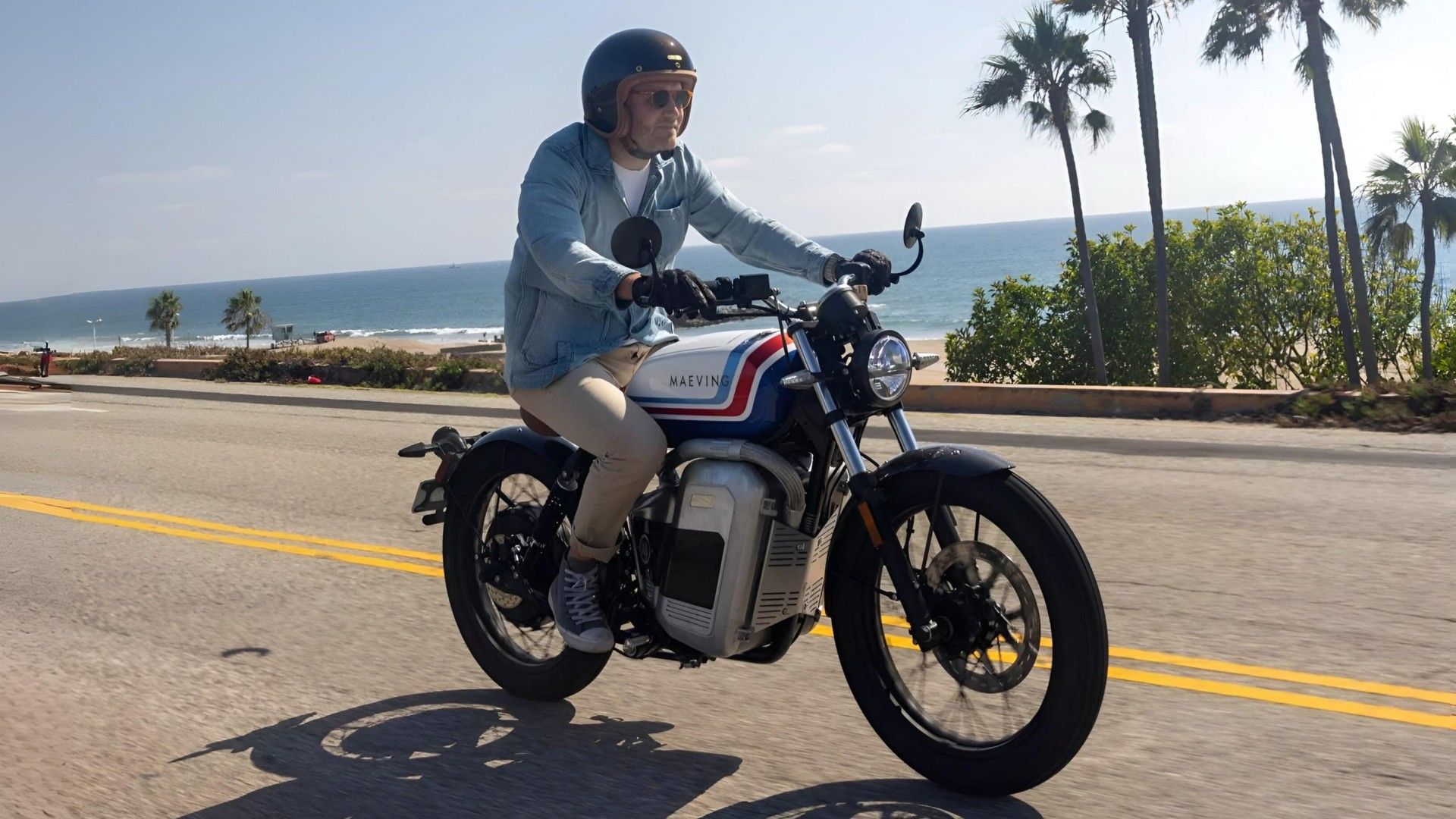 Maeving RM1S on the road