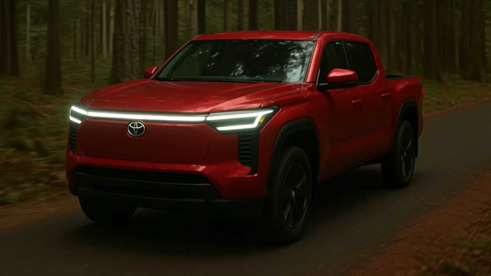 Toyota Tacoma Electric Rendering